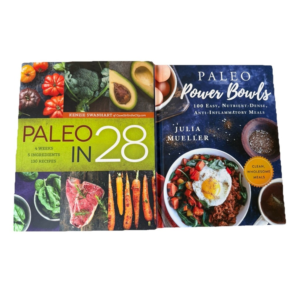 Lot Of 2 Paleo Cookbooks Paleo In 28 & Paleo Power Bowls